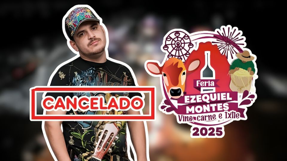 Cancelan concierto de El Komander en la Feria Ezequiel Montes Vino, Carne e Ixtle 2025