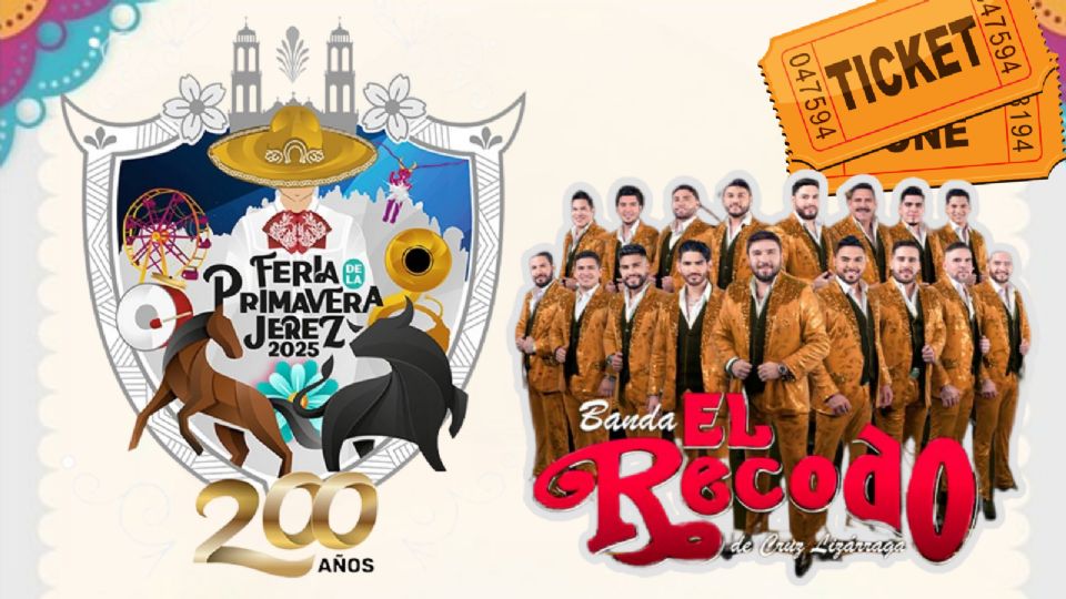 Banda El Recodo se presentará HOY en la apertura de la Feria de la Primavera Jerez 2025