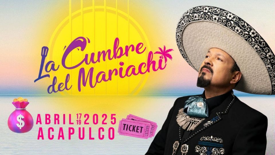 Pepe Aguilar se presentará en el Festival La Cumbre del Mariachi en Acapulco