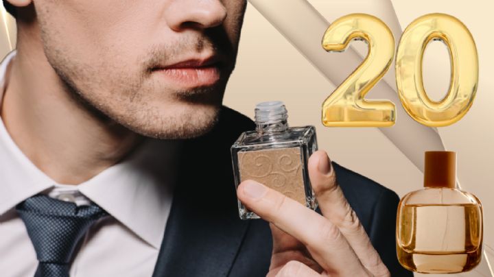 Los 4 perfumes para hombre que te harán oler rico y a limpio si tienes más de 20 años