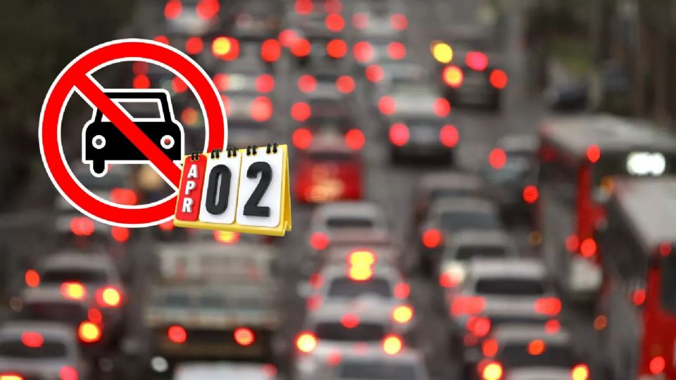Hoy no circula 2 de abril por contingencia ambiental