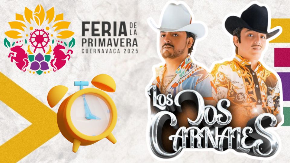 Los Dos Carnales se presentarán en la clausura de la Feria de la Primavera Cuernavaca 2025