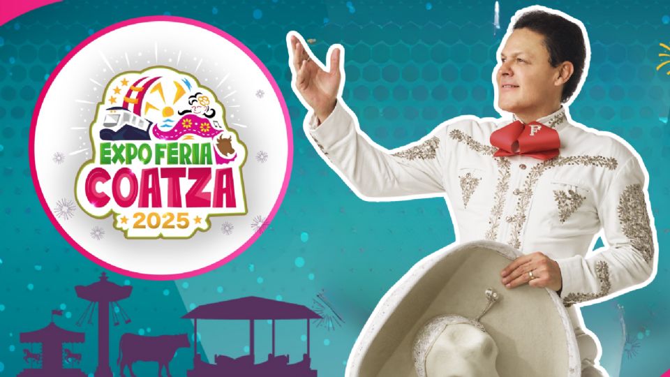 Pedro Fernández se presentará en la clausura de la Expo Feria Coatza 2025