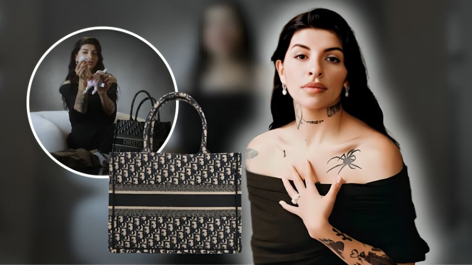 Bolsa DIOR que Cazzu usa diariamente