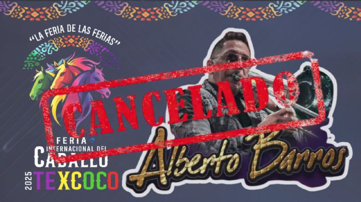 Alberto Barros cancela concierto en la Feria del Caballo Texcoco 2025, ¿Qué artistas suplirán su espectáculo?