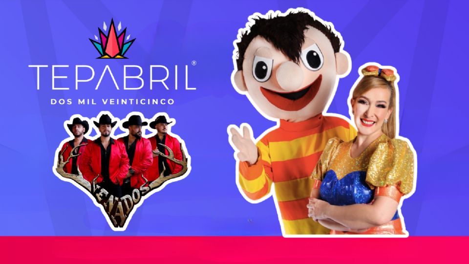 Estos son los artistas que se presentarán HOY en la Feria Tepabril 2025