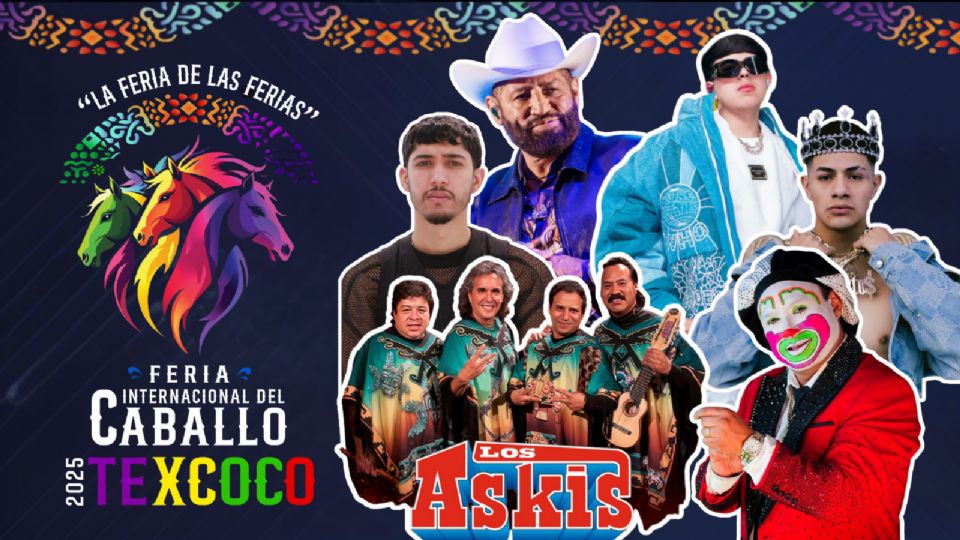Estos son los artistas que se presentarán este fin de semana en la Feria del Caballo Texcoco 2025