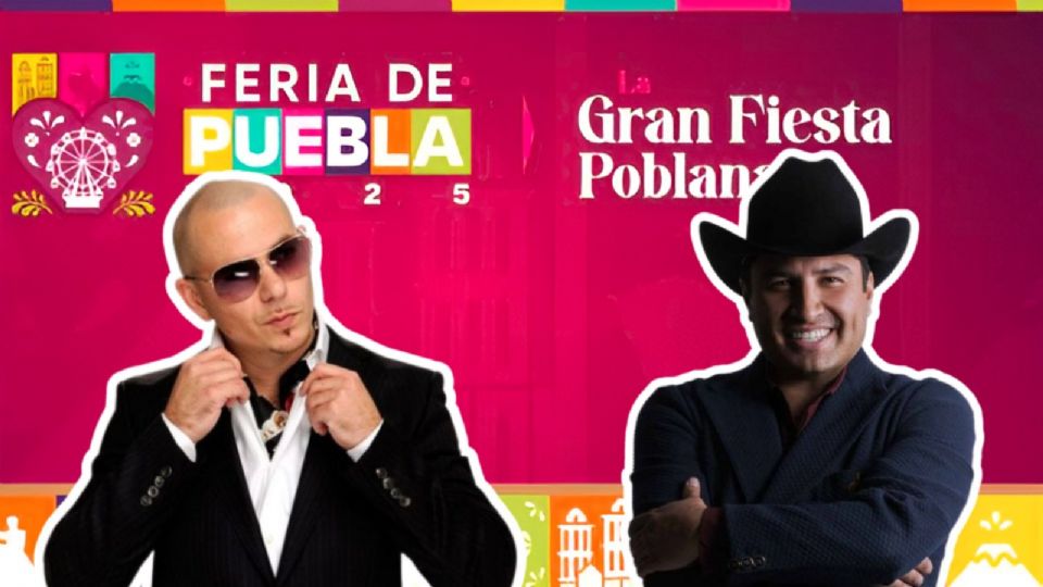 Cartelera de artistas para hoy en la Feria de Puebla 2025