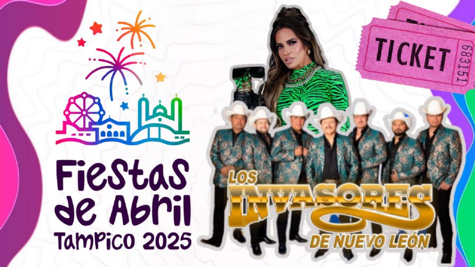 Estos son los artistas que se presentarán HOY en las Fiestas de Abril Tampico 2025