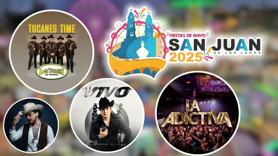 Cartelera de artistas de la Feria San Juan de los Lagos 2025