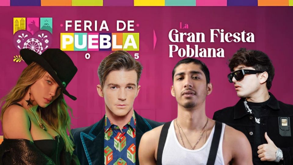 Cartelera de artistas para HOY 30 de abril en la Feria de Puebla 2025