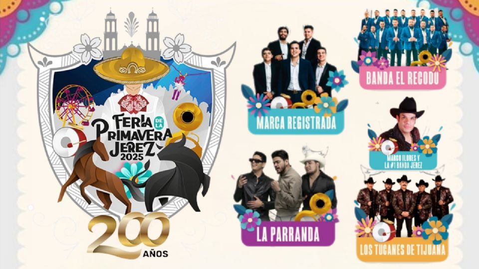 Estos son los artistas que se presentarán en la Feria de la Primavera Jerez 2025