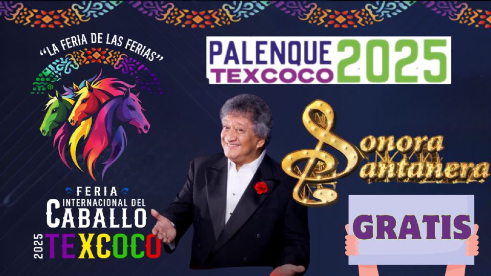 Estos son los artistas que se presentarán HOY en el Palenque Texcoco 2025