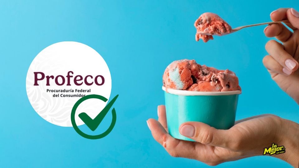 Profeco analizó 27 marcas comerciales de helado para determinar si cumplen o no con las normas.