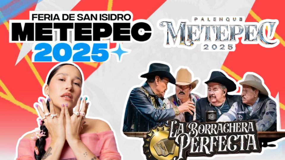 Estos son los artistas que se presentarán HOY en la Feria San Isidro Metepec 2025.