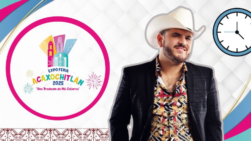 El Komander se presentará HOY en la clausura de la Expo Feria Acaxochitlán 2025