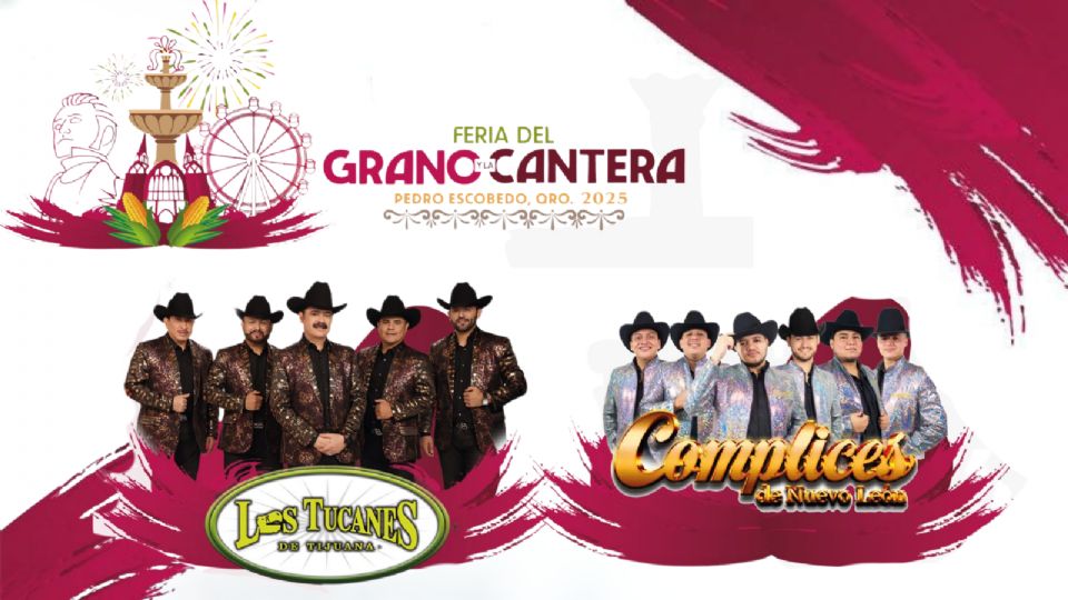 Estos son los artistas HOY en la Feria del Grano y la Cantera 2025