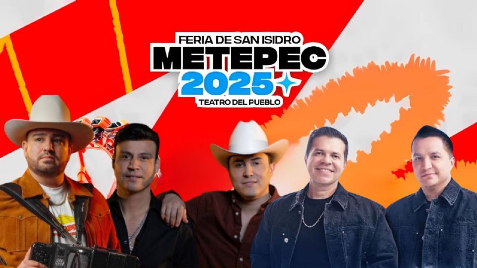Cartelera de conciertos HOY en la Feria de Metepec 2025