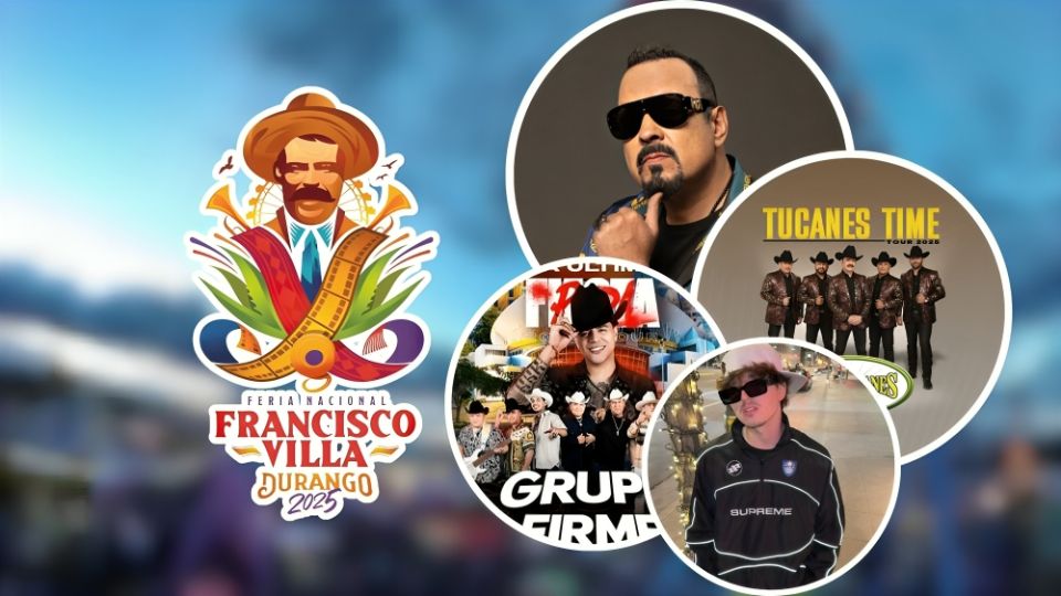 Cartelera de artistas del Teatro del Pueblo Feria Nacional Francisco Villa 2025