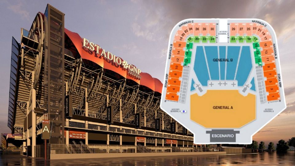 Los mejores lugares para ver un concierto en el Estadio GNP Seguros