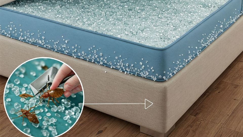 El uso de gel de sílice puede ser una herramienta útil en la eliminación de chinches