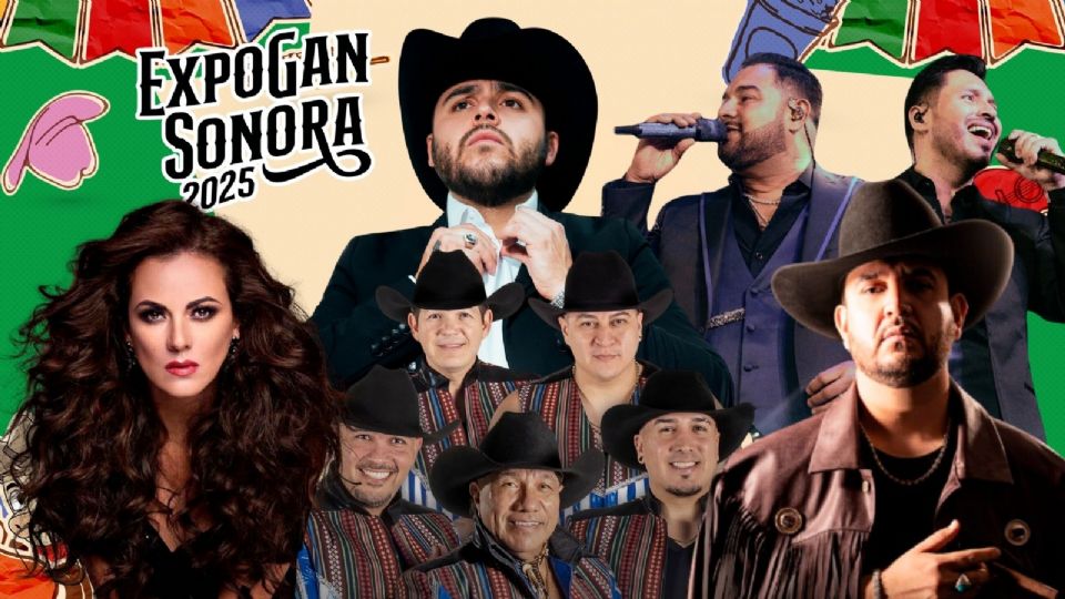Cartelera de artistas para esta última semana en la Expogan Sonora 2025