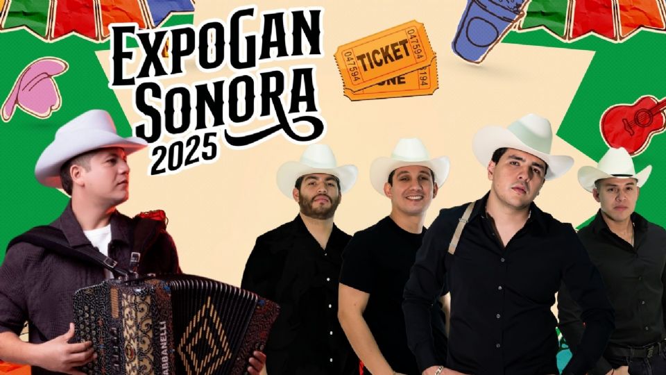 Cartelera de conciertos este fin de semana en la ExpoGan Sonora 2025