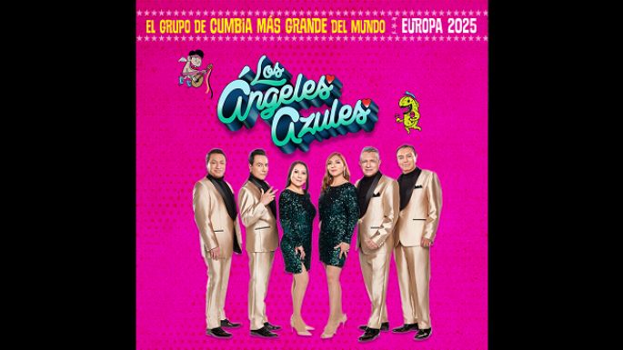 Por primera vez Los Ángeles Azules llevarán su cumbia a Europa