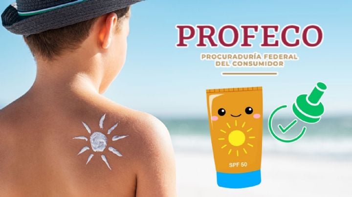Los protectores solares para niños que sí y que no recomienda Profeco