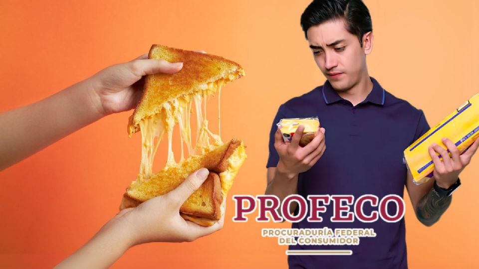 Las marcas de queso americano que si son queso Profeco