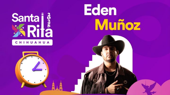 Palenque Santa Rita 2025: ¿A qué hora empieza el concierto de Edén Muñoz HOY 21 de mayo?