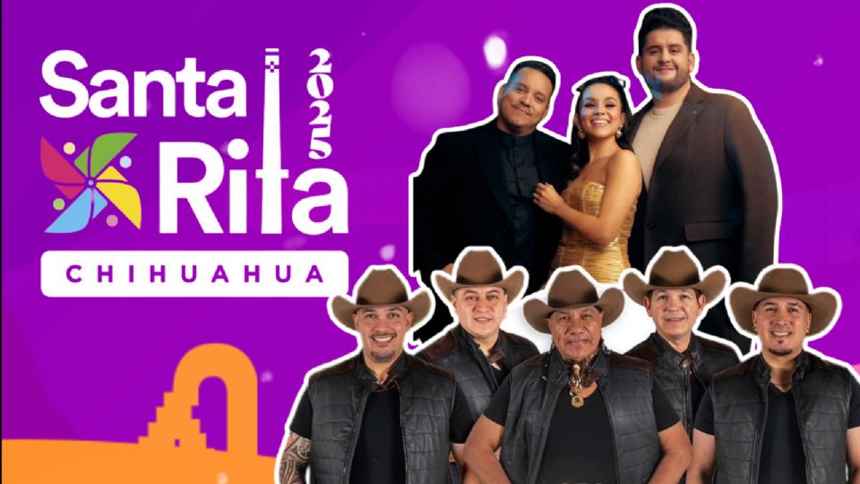 Estos son los artistas que se presentarán HOY en la Feria Santa Rita Chihuahua 2025