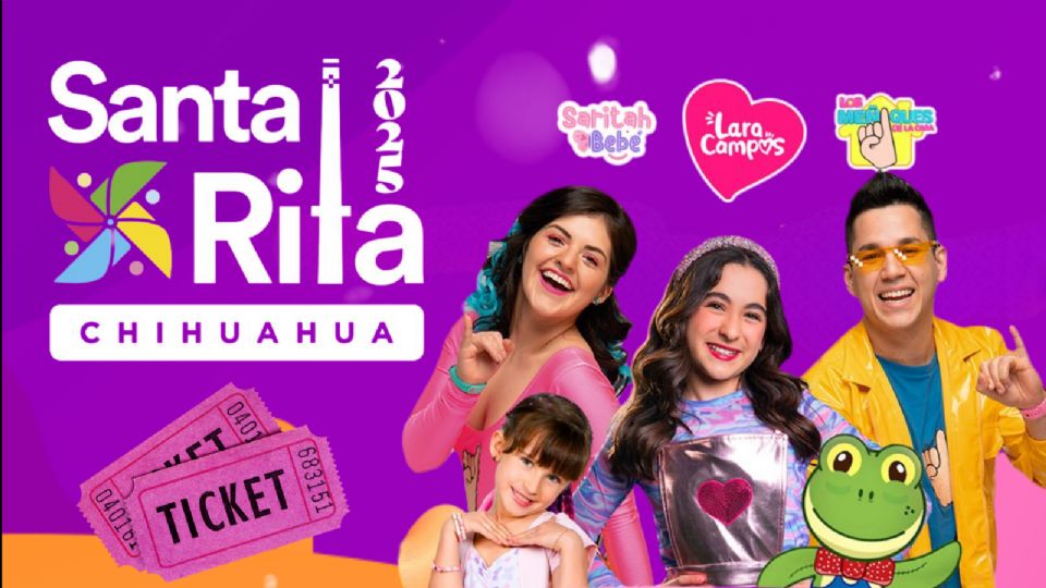 Estos son los artistas que se presentarán HOY en la Feria Santa Rita Chihuahua 2025