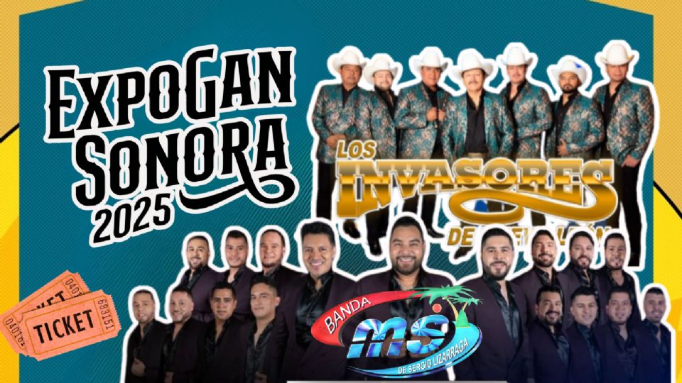 Estos son los artistas que se presentarán en el cierre de la ExpoGan Sonora 2025