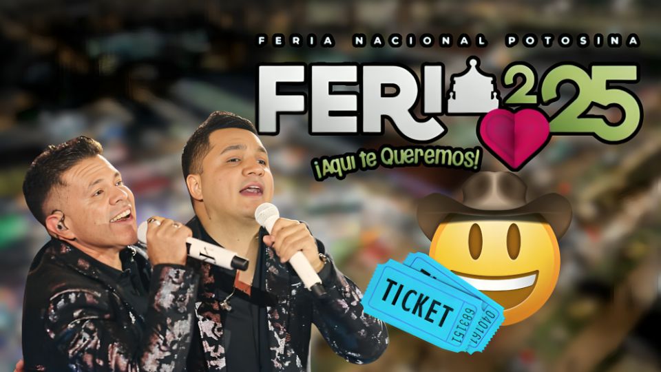 Josi Cuen y Jorge Medina en el palenque de la Feria Nacional Potosina 2025