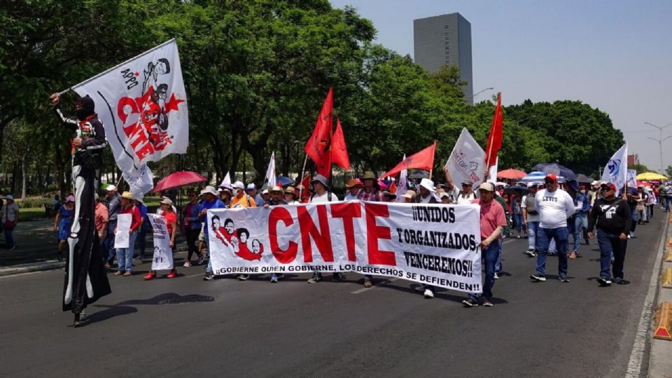 ¿Bloqueos y marchas del CNTE en la CDMX seguirán?