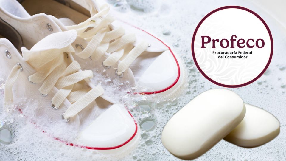 Esta es la marca de jabón recomendada por Profeco para lavar tenis blancos.