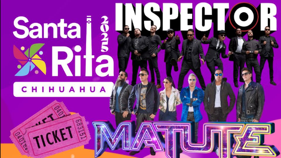 Estos son los artistas que se presentarán en la Feria Santa Rita Chihuahua 2025