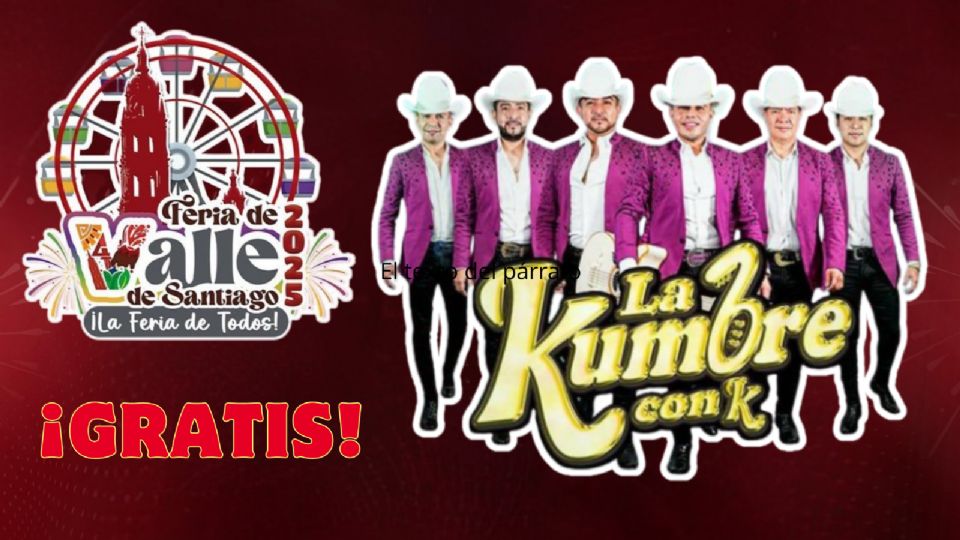La Kumbre con K se presentará en la Feria de las Luminarias Valle de Santiago 2025.
