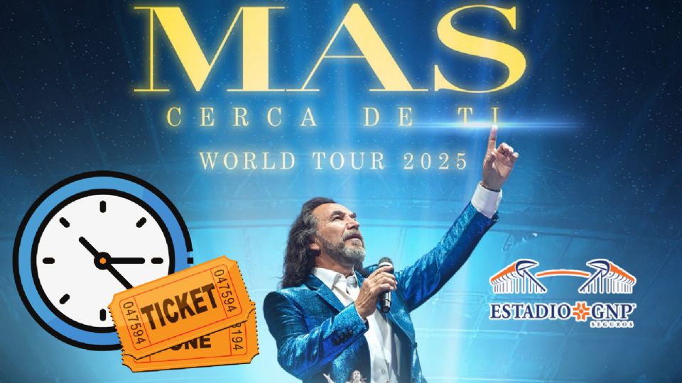 Marco Antonio Solís se presentará HOY en el Estadio GNP Seguros de la CDMX.