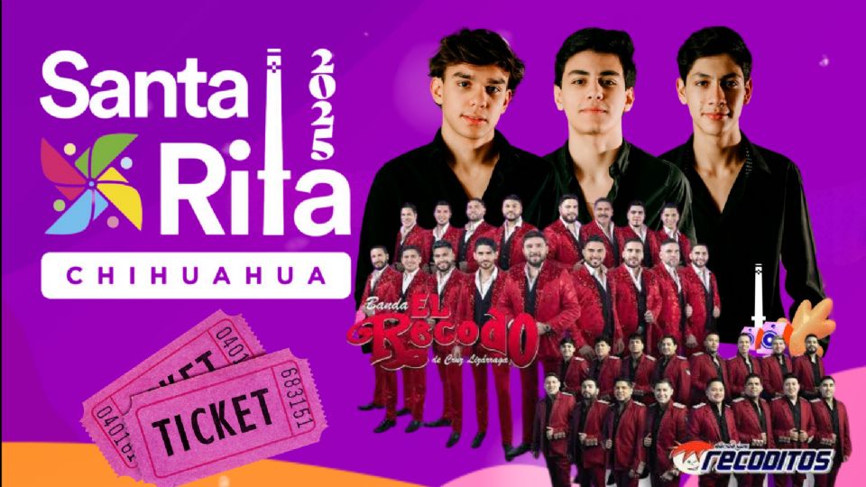 Estos son los artistas que se presentarán HOY en la Feria Santa Rita Chihuahua 2025