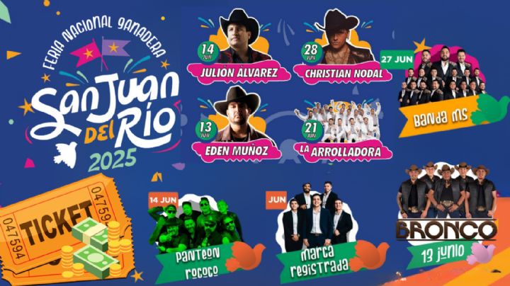 Feria San Juan del Río Querétaro 2025: Lista completa de precios para TODOS los conciertos de esta edición