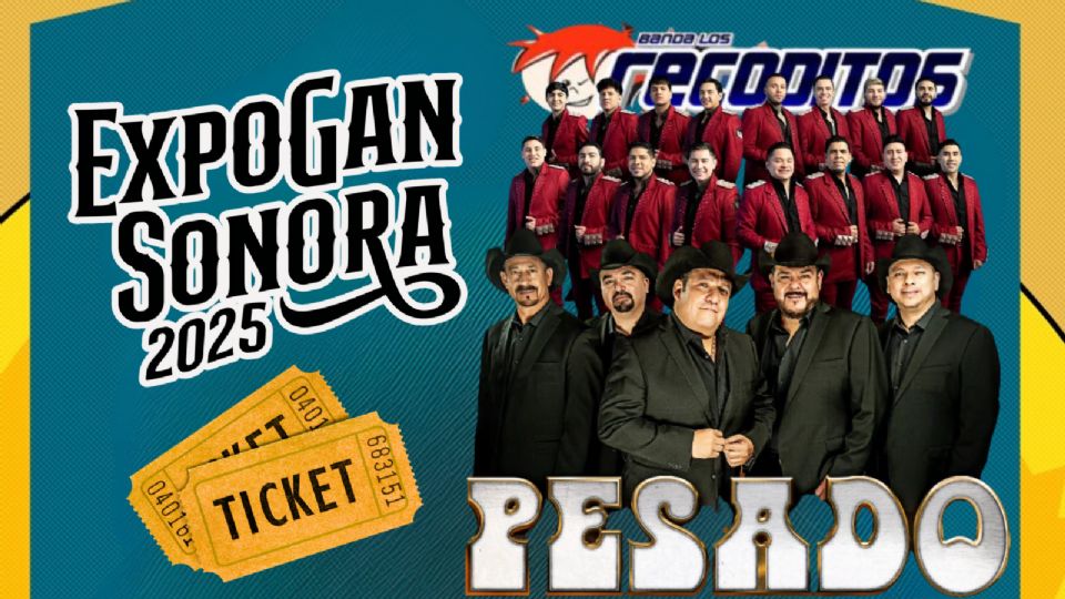 Estos son los artistas que se presentarán HOY en la ExpoGan Sonora 2025