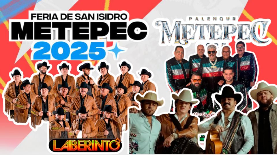 Estos son los artistas que se presentarán HOY en la Feria San Isidro Metepec 2025