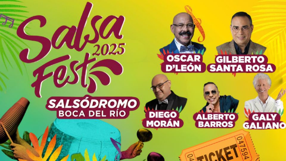 El Salsa Fest Veracruz 2025 está próximo a iniciar.