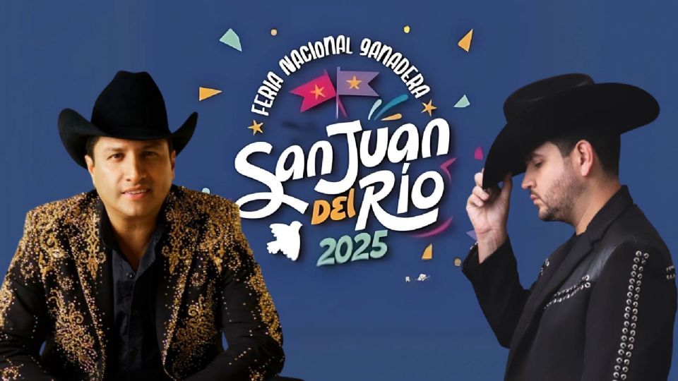¿Qué artistas darán concierto este fin de semana en la Feria San Juan del Río 2025