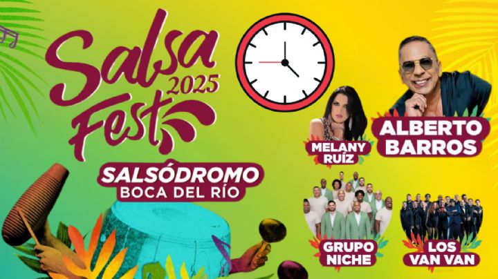 Salsa Fest Veracruz 2025: Horarios por artistas que darán concierto GRATIS HOY 13 de junio en la INAUGURACIÓN