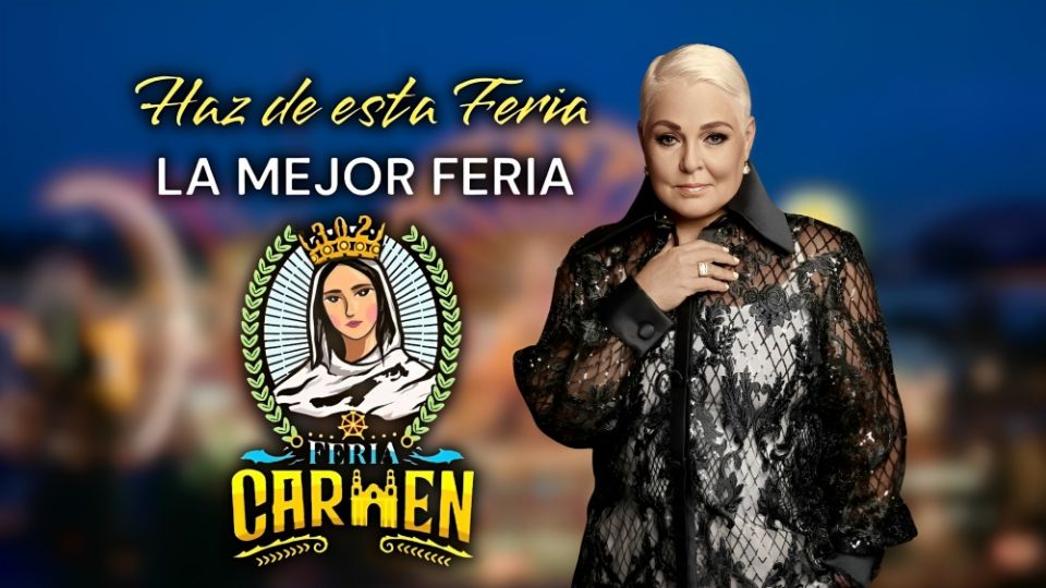 Lupita D'Alessio en la Feria Carmen Campeche 2025