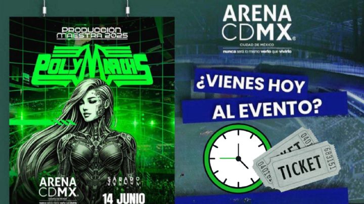 ¿A qué hora empieza el concierto de Polymarchs HOY 14 de junio en la Arena CDMX?