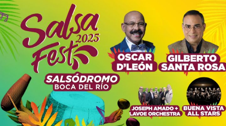 Salsa Fest Veracruz 2025: Horarios por artistas que darán concierto GRATIS HOY 15 de junio en la CLAUSURA